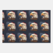 American Flag Bald Eagle Geschenkpapier Set (Vorderseite)