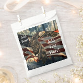 American Flag Bald Eagle Geschenktütchen (Ausgeschnitten)