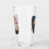 American Flag Bald Eagle Glas (Links)