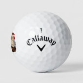 American Flag Bald Eagle Golfball (Logo)