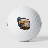 American Flag Bald Eagle Golfball (Vorderseite)