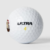 American Flag Bald Eagle Golfball (Logo)