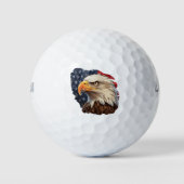 American Flag Bald Eagle Golfball (Vorderseite)