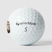 American Flag Bald Eagle Golfball (Logo)