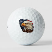 American Flag Bald Eagle Golfball (Vorderseite)