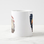 American Flag Bald Eagle Jumbo-Tasse (Vorderseite)