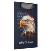American Flag Bald Eagle Klemmbrett (Rechts)