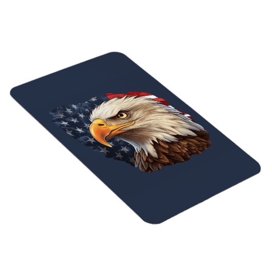 American Flag Bald Eagle Magnet (Rechte Seite)