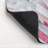 American Flag & Bald Eagle ~ Maus Pad Mousepad (Ecke)