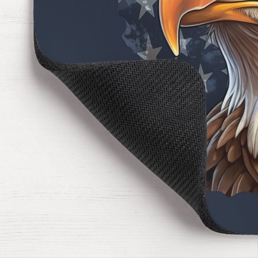 American Flag Bald Eagle Mousepad (Ecke)