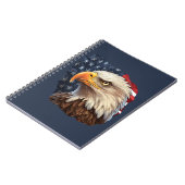 American Flag Bald Eagle Notizblock (Linke Seite)