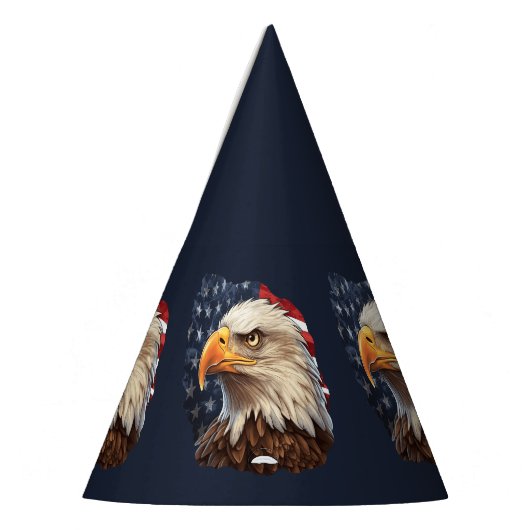 American Flag Bald Eagle Partyhütchen (Links)