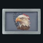 American Flag Bald Eagle Rechteckige Gürtelschnalle<br><div class="desc">Zeigen Sie Ihren Patriotismus mit unserem atemberaubenden amerikanischen Flag Patriotic Eagle Design, mit dem majestätischen Glatzadler Set vor dem Hintergrund der ikonischen amerikanischen Flagge. Dieses faszinierende Bild verkörpert den Geist der Freiheit und des Stolzes und ist somit das perfekte Symbol, um es auf einer breiten Produktpalette zu präsentieren. Ob Sie...</div>