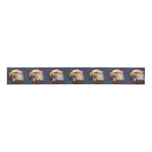 American Flag Bald Eagle Ripsband (Vorderseite)