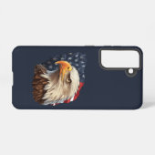 American Flag Bald Eagle Samsung Galaxy Hülle (Rückseite (Horizontal))