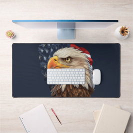 American Flag Bald Eagle Schreibtischunterlage