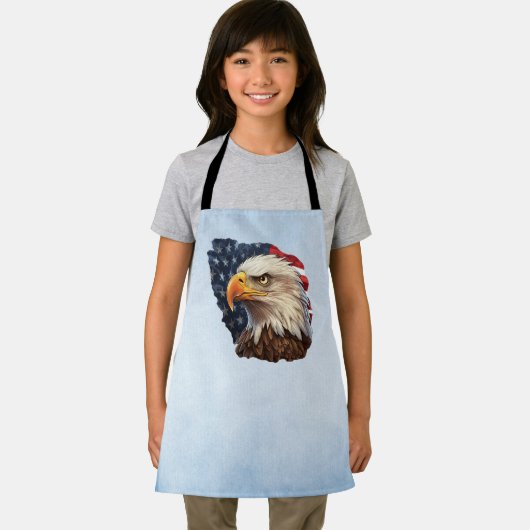 American Flag Bald Eagle Schürze (Insitu)