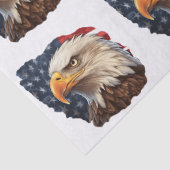 American Flag Bald Eagle Seidenpapier (Detail)