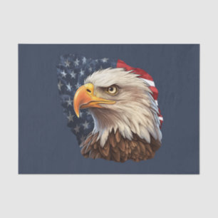 American Flag Bald Eagle Seidenpapier