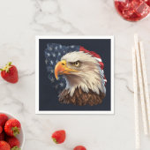 American Flag Bald Eagle Serviette (Beispiel)