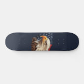 American Flag Bald Eagle Skateboard (Horizontal)