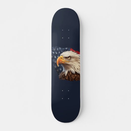 American Flag Bald Eagle Skateboard (Vorne)