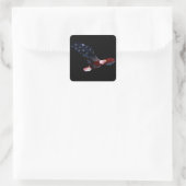 American Flag Bald Eagle Sticker (Tasche)