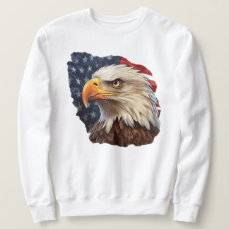 American Flag Bald Eagle Sweatshirt