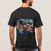 American Flag Bald Eagle T-Shirt (Rückseite)