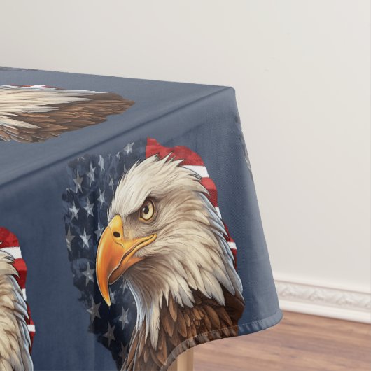 American Flag Bald Eagle Tischdecke (Beispiel)