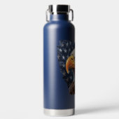 American Flag Bald Eagle Trinkflasche (Vorderseite)