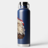 American Flag Bald Eagle Trinkflasche (Rückseite)