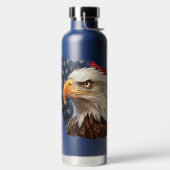American Flag Bald Eagle Trinkflasche (links)