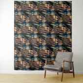 American Flag Bald Eagle Wandteppich (Beispiel)