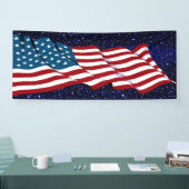American Flag Banner (Messe)