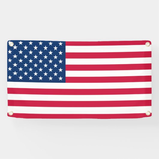 American Flag Banner - USA - Patriotic (Horizontal)