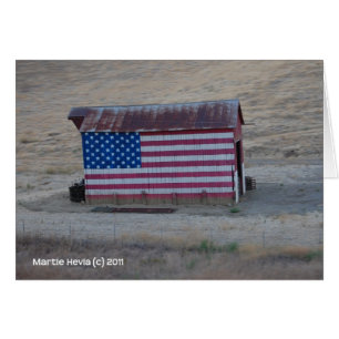 American Flag Barn