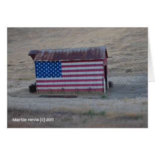 American Flag Barn