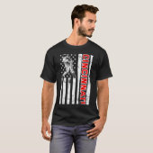 American Flag Baseball Fans T-Shirt (Vorne ganz)