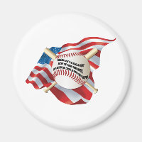 American Flag Baseball