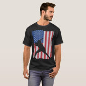 American Flag Baseball T-Shirt (Vorne ganz)