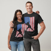 American Flag Baseball T-Shirt (Unisex)