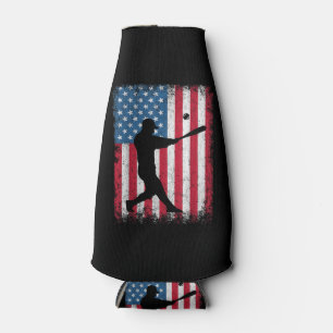 American Flag Baseball Team Geschenk für Men Boys  Flaschenkühler