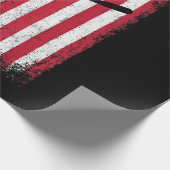 American Flag Baseball Team Geschenk für Men Boys Geschenkpapier (Ecke)