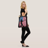 American Flag Baseball Team Geschenk für Men Boys Tasche (Am Model)