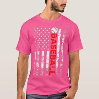 American Flag Baseball Team Geschenk T-Shirt
