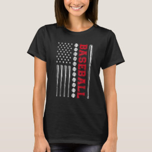 American Flag Baseball Team Männer Jungs Kinder Mä T-Shirt