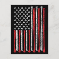 American Flag Baseball Team Vintag Funny