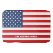 American Flag Bath Mat Badematte (Vorderseite)