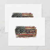 American Flag Beer Hunter Begleitkarte (Vorne/Hinten)